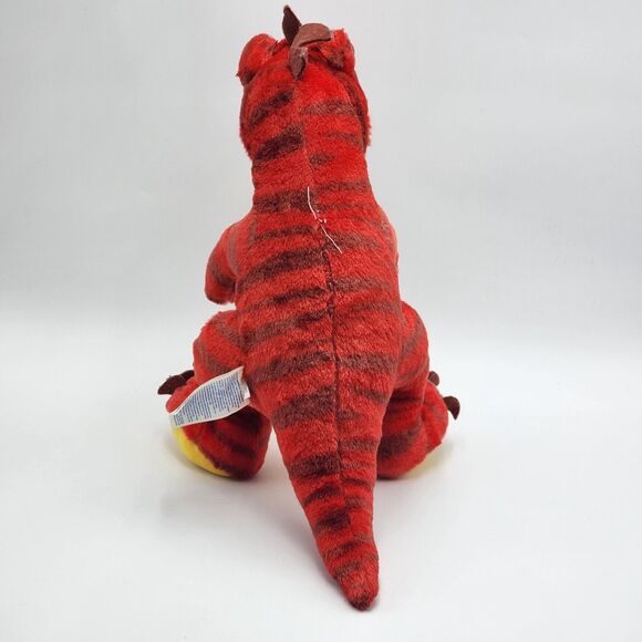 Build A Bear Red Raptor Dinosaur Plush Stuffed Animal BAB - Picture 5 of 8